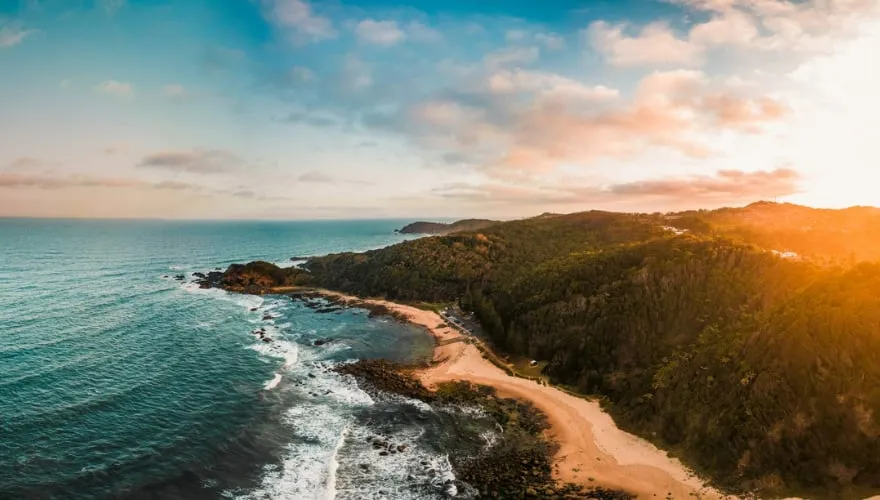Strand van Port Macquarie, NSW, Australië