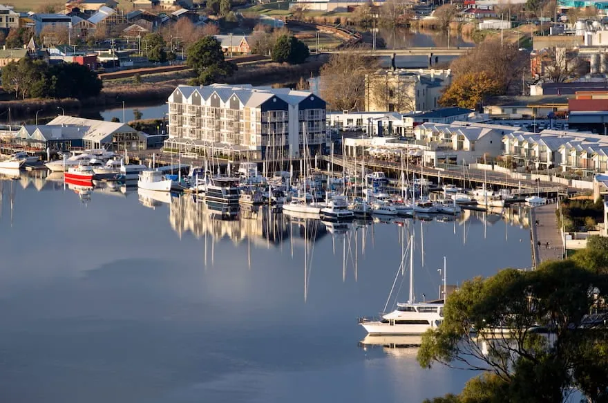 De Tamar-rivier, Launceston